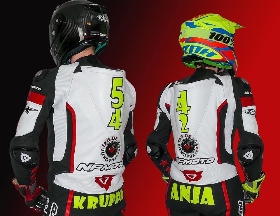 NFmoto riders and team at the track